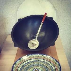 Узбекский наманганский казан чугунный 50 л