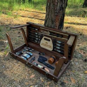 Набор шампуров в кейсе "Отаман-2" 46 предметов