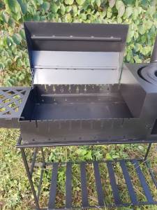 Мангал гриль з пічкою 4 мм