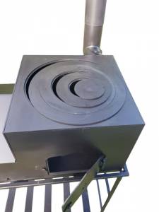 Мангал з пічкою 4 мм