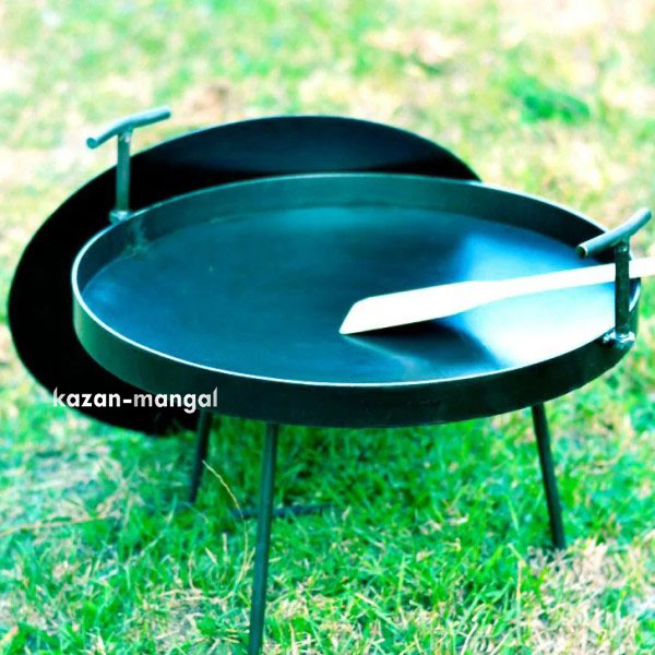 Жаровня из диска с крышкой